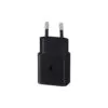 15W Samsung Universal 1 Meter 1 Port PD Fast Charge Wall Charger Cable Combo Type C to Type C Black