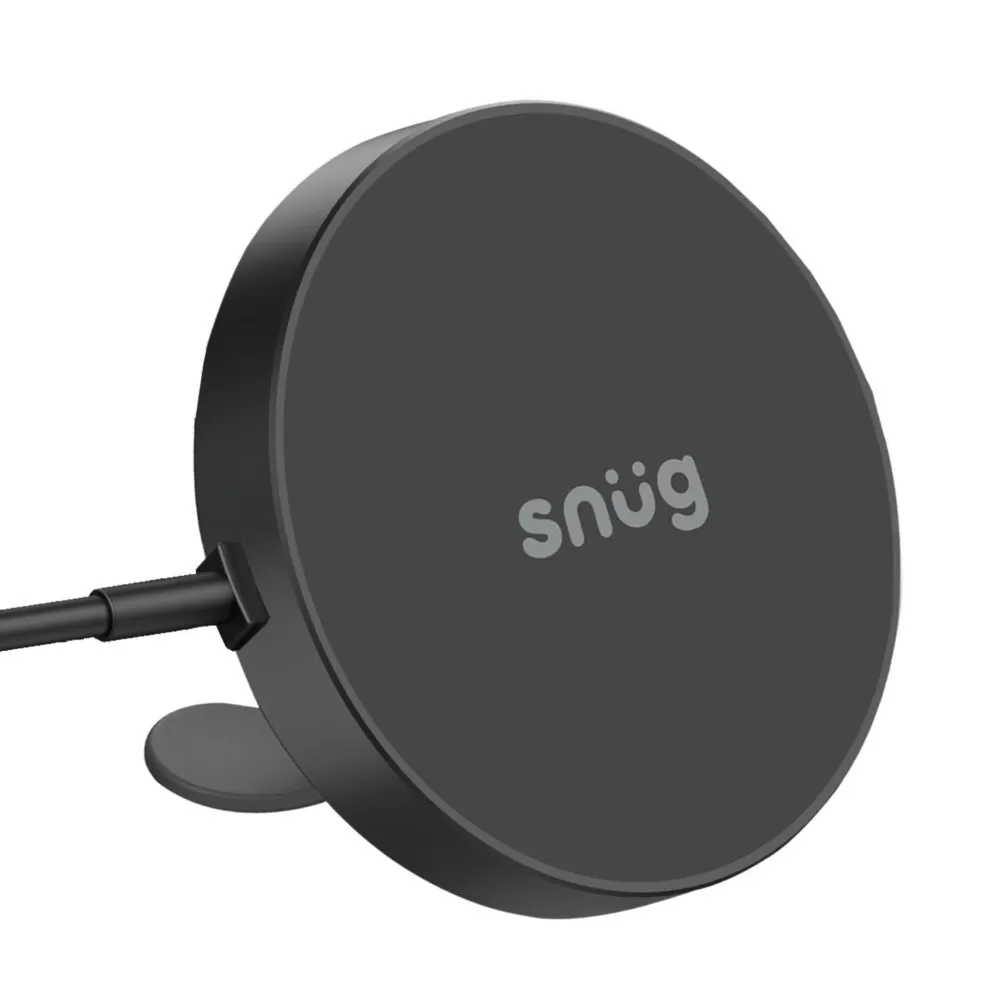Snug 10W Magnetic Wireless Charger With Stand - Black