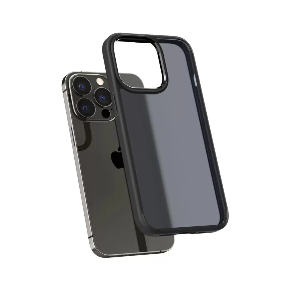 Spigen Ultra Hybrid Cell Phone Case for the Apple iPhone 13 Pro Black