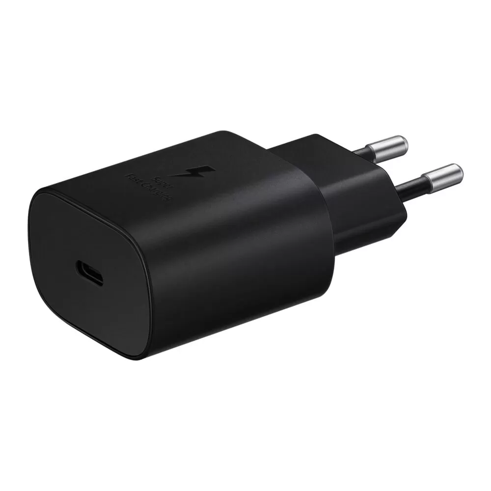 Samsung Universal 25W 1 Port Fast Charge Wall Charger Adapter Black