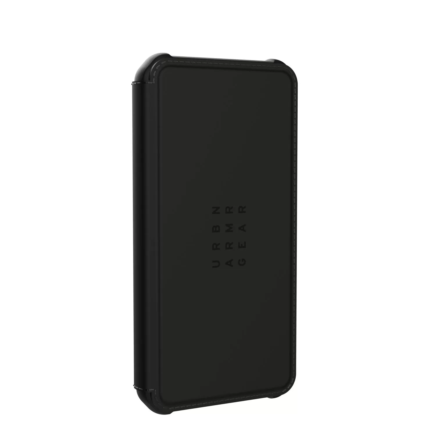 Black UAG Metropolis Fibre Armor Flip Cell Phone Cover for the Apple iPhone 12 / iPhone 12 Pro