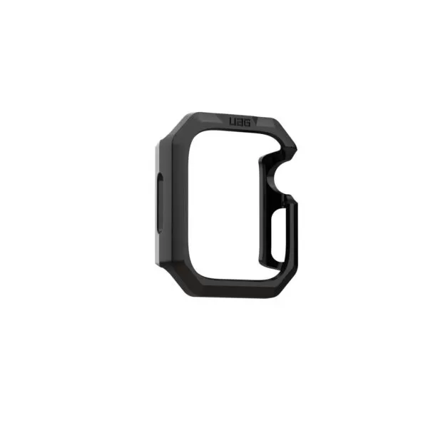 Apple Watch 7 / 8 / 9 41mm Case - UAG Scout PC Watch Cover With Screenguard - Black - Image 2